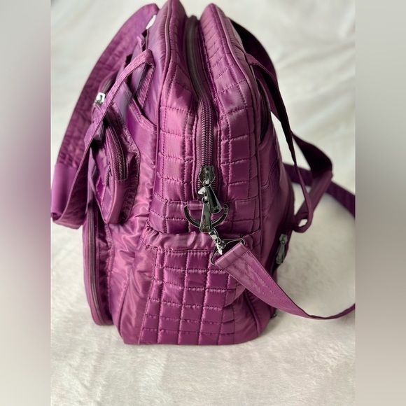 Lug Puddle Jumper Convertible Tote Bag in Purple main image 12
